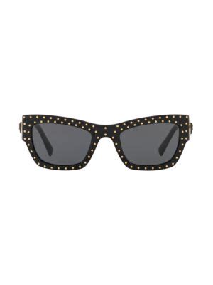 Versace Rock Icons 52MM Rectangle Sunglasses on SALE